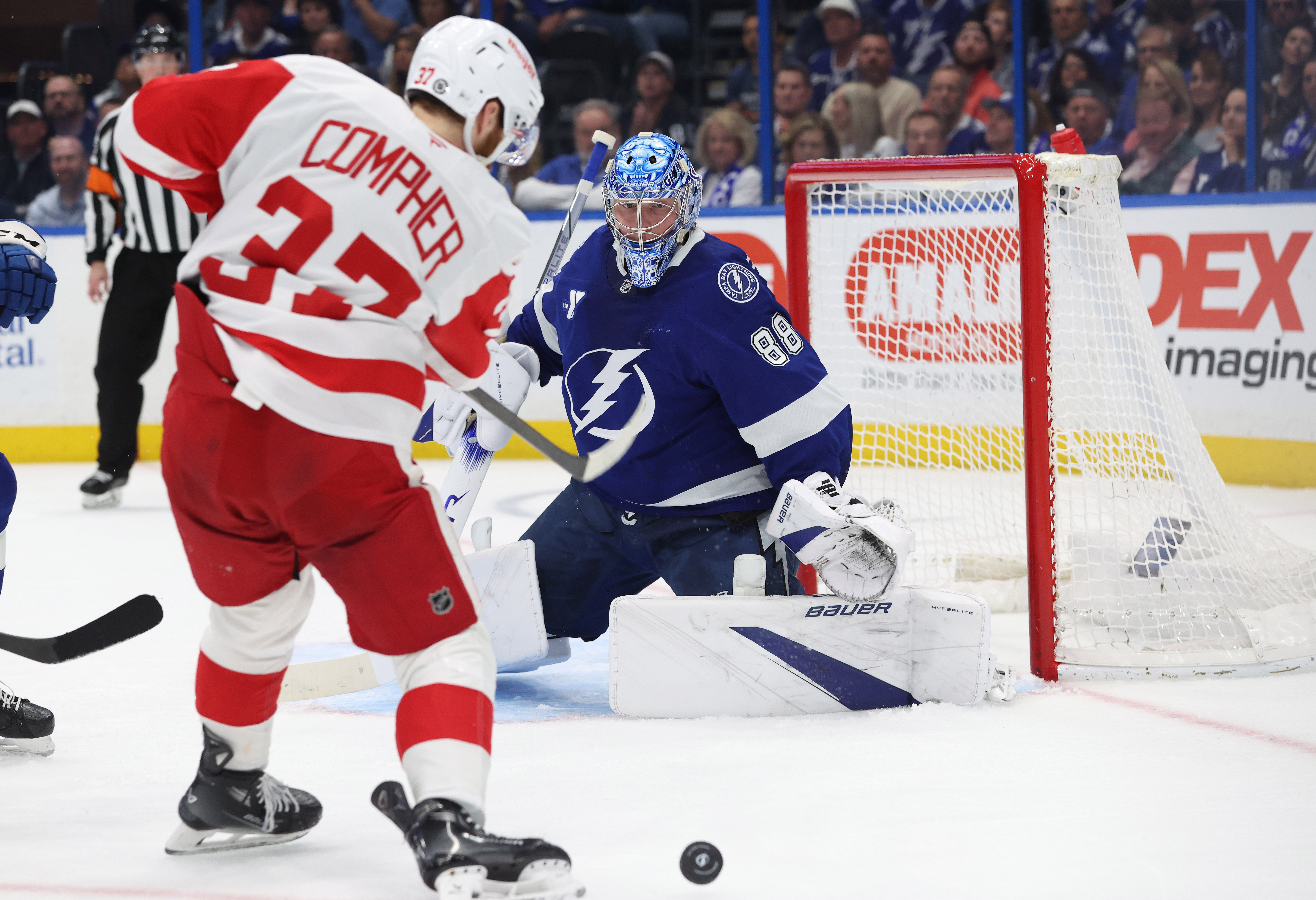 Compher's production continues to decline following a career high - Source: Imagn